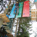 przejscie przez Park linowy w Base Camp