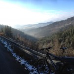 trasa na przełęcz - podczas wycieczki rowerowej