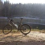 Rower w czasie wycieczki rowerowej w Beskidach