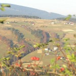 Widok na wzgórza w Istebnej