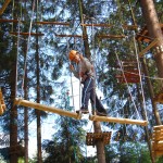 Park linowy w Istebnej - trasa łatwa